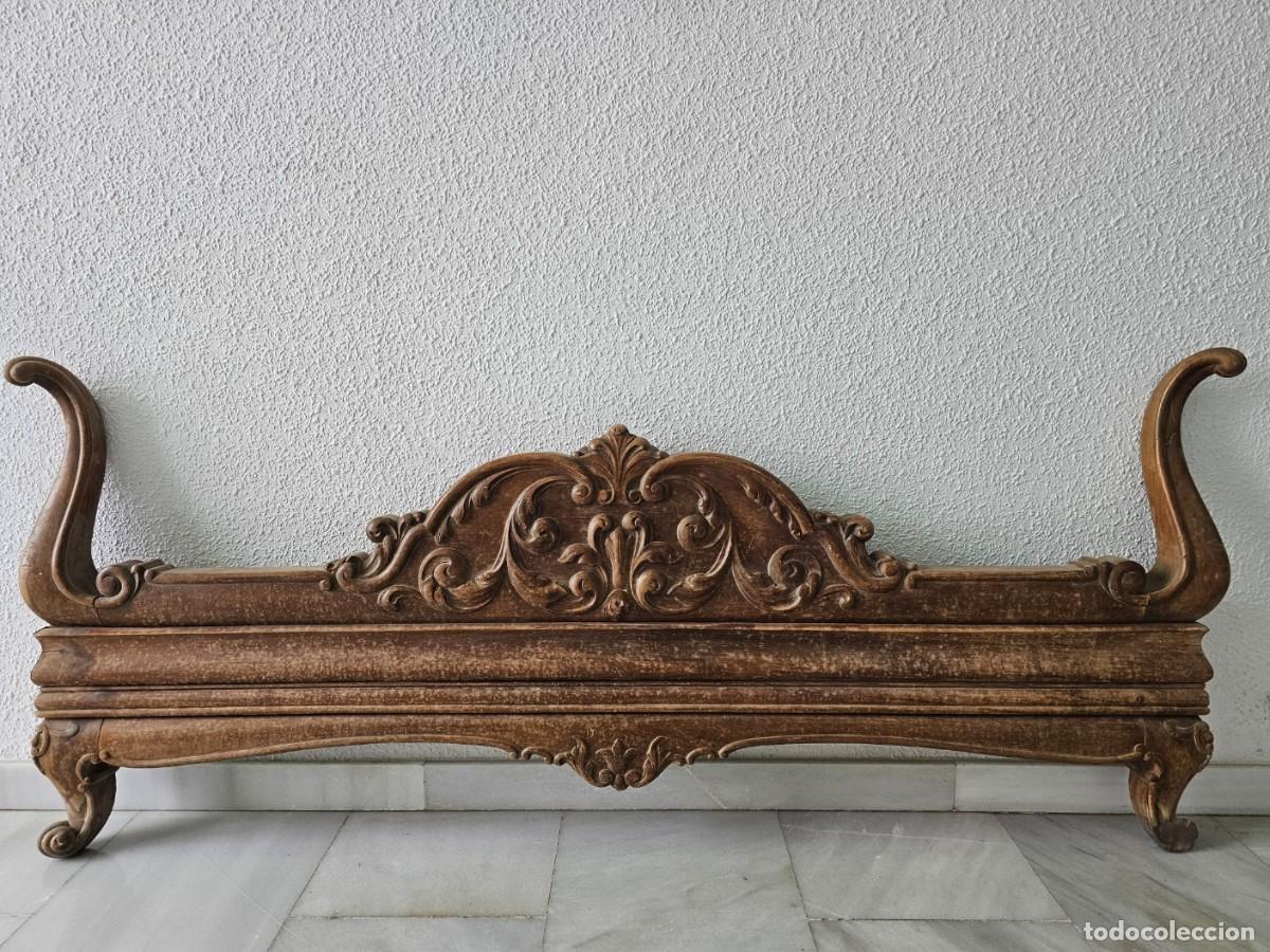 Antig&uuml;edades: Cabecero / Piecero de cama antiguo - Foto 6