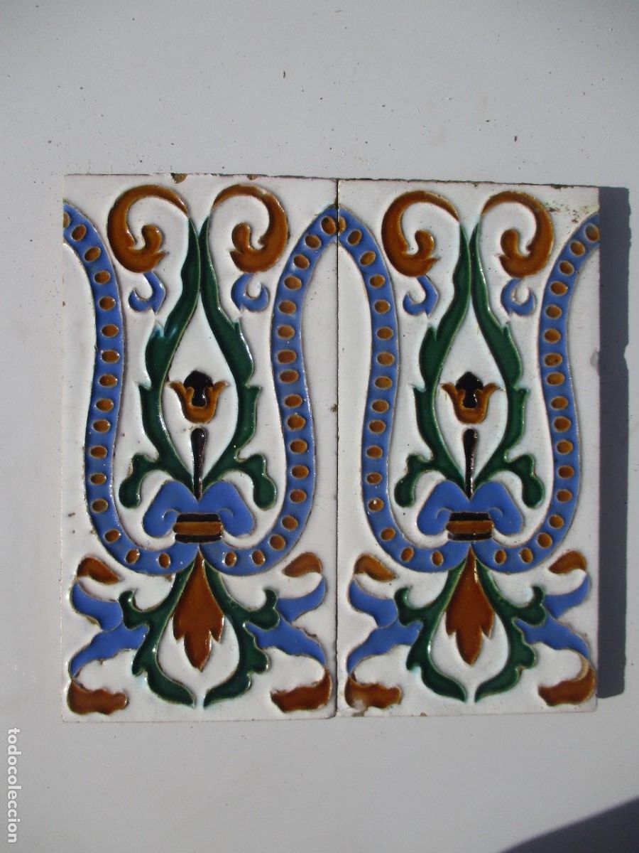 Antig&uuml;edades: Pareja de azulejos antiguos de Triana