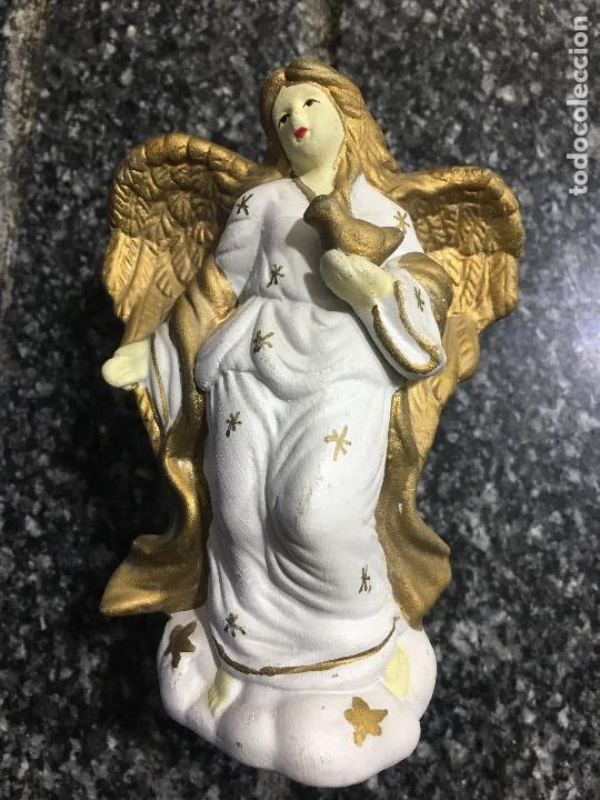 Antig&uuml;edades: angel de biscuit, antiguo - Foto 1