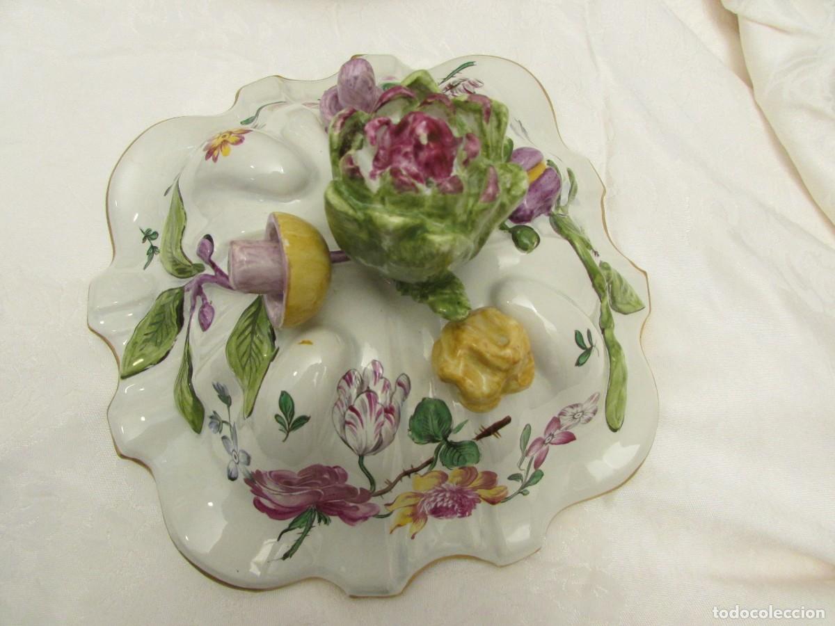 Antig&uuml;edades: GRAN SOPERA CON PLATO S.XIX EN CER&Aacute;MICA SAMSON - Foto 13