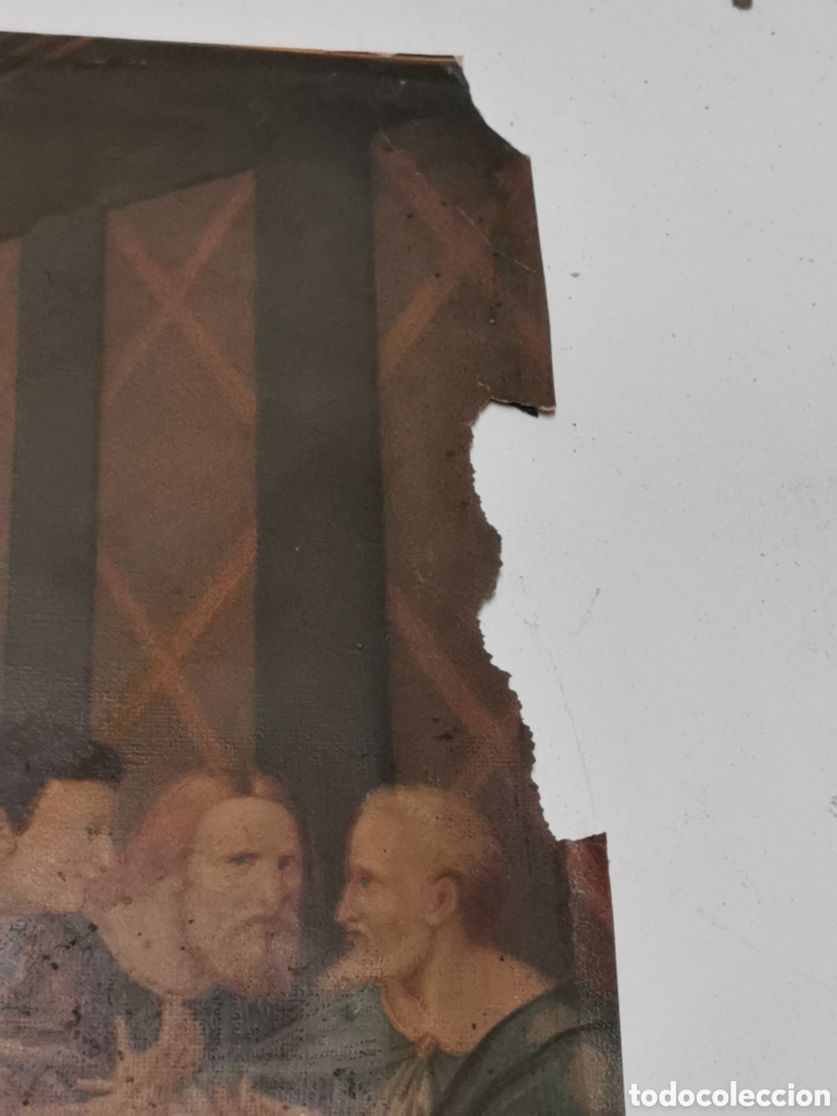 Antig&uuml;edades: L&aacute;mina &uacute;ltima cena - Foto 3