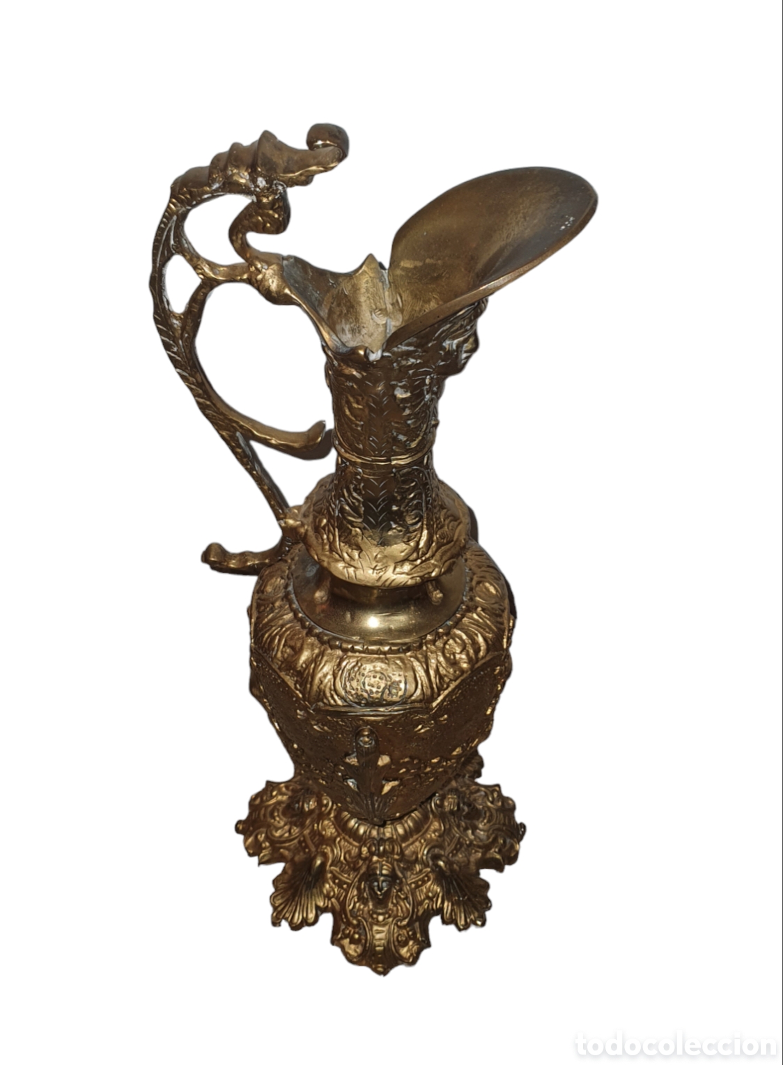 Antig&uuml;edades: Antiguo jarr&oacute;n &aacute;nfora bronce - Foto 1