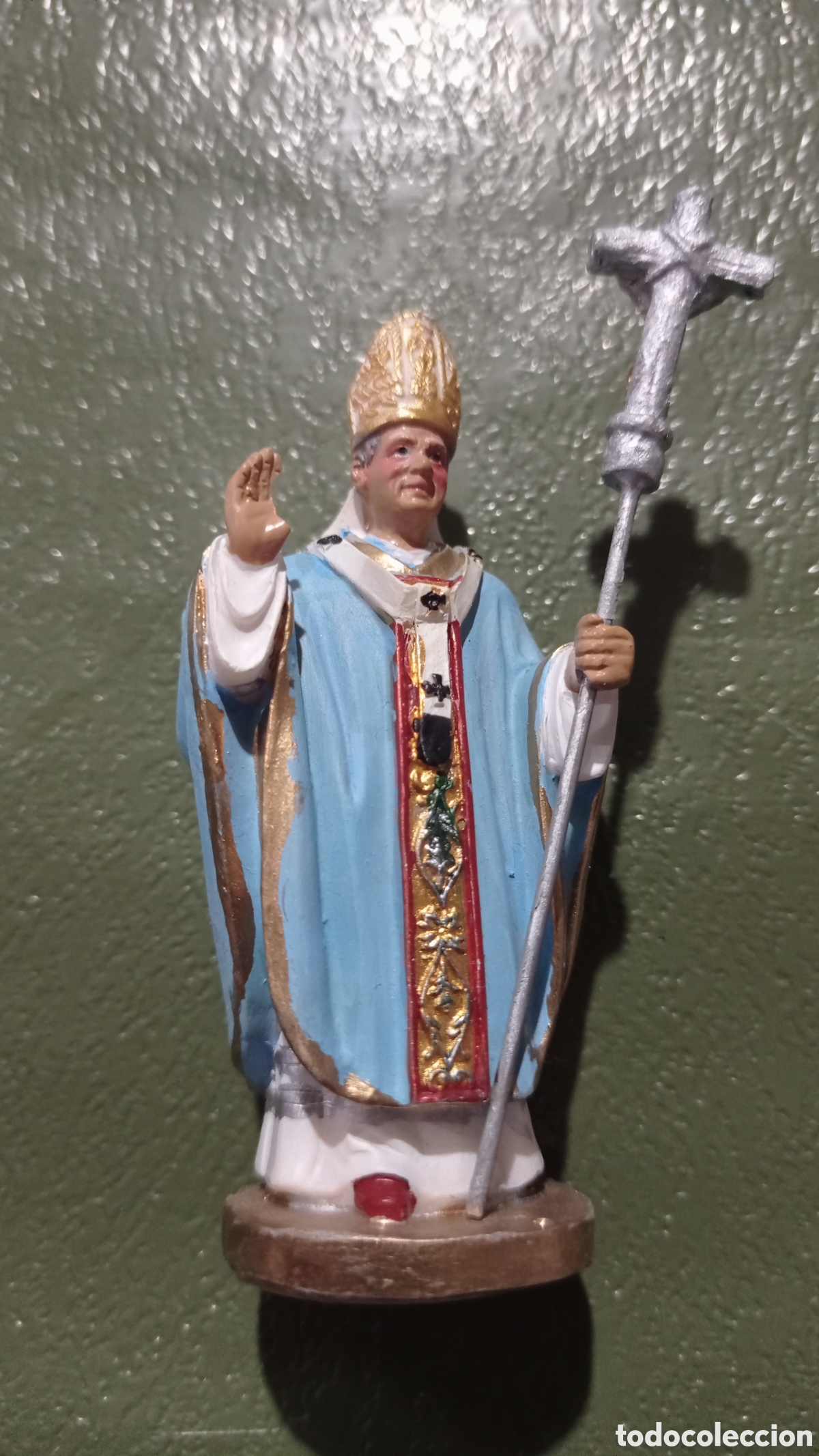 Antig&uuml;edades: JUAN PABLO II,FIGURA 9 CM - Foto 1