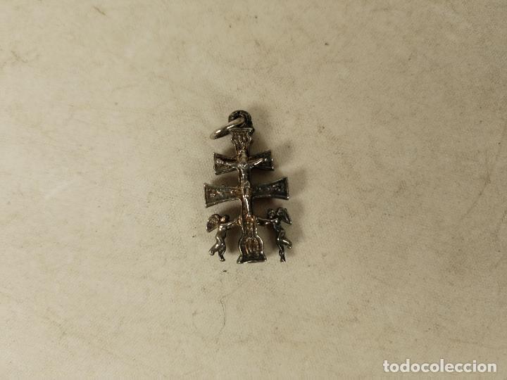 Antig&uuml;edades: cruz de caravaca en plata de ley - Foto 6