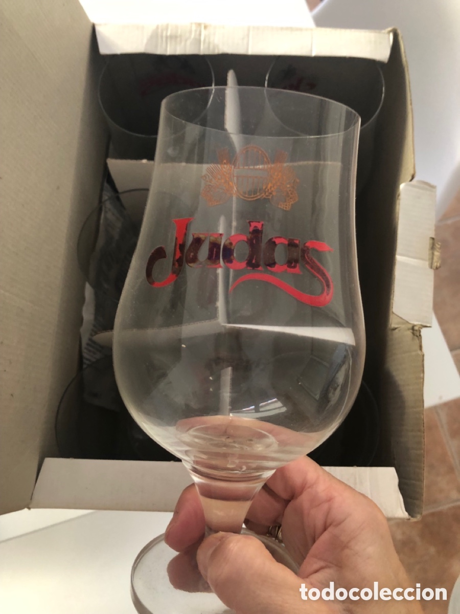 Antig&uuml;edades: Lote 6 copas cerveza - Foto 2