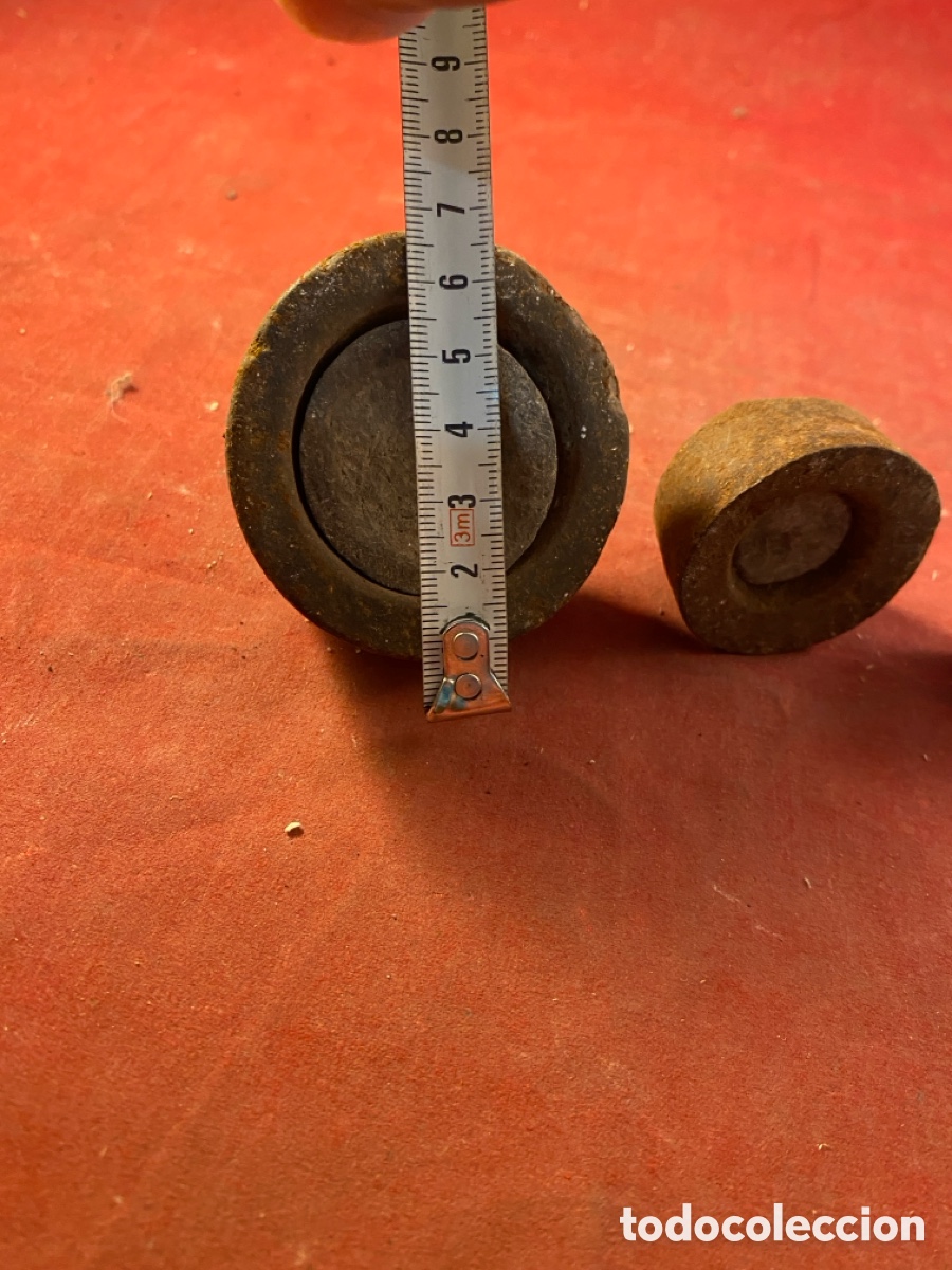 Antig&uuml;edades: Lote de pesos - Foto 4