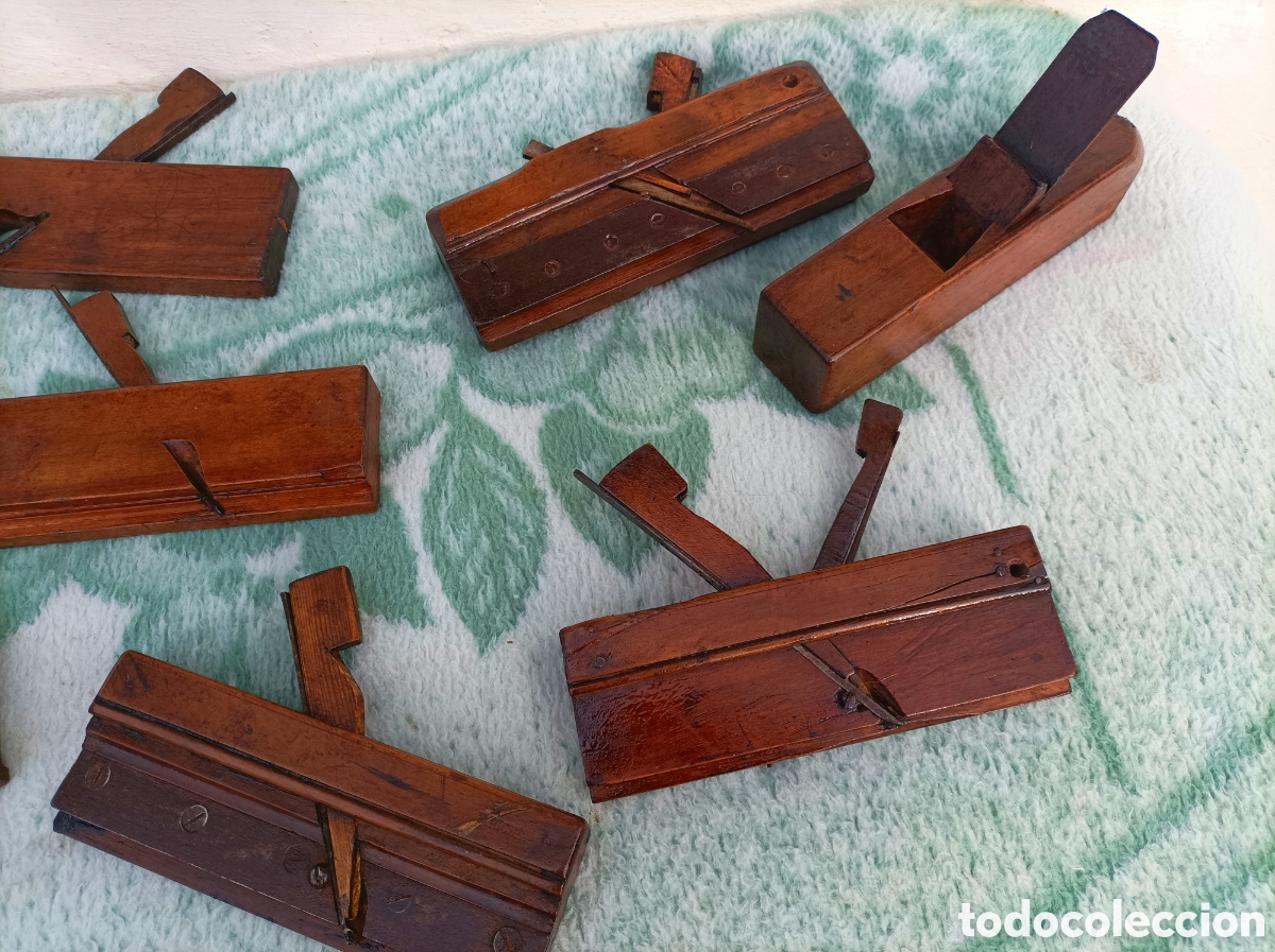 Antig&uuml;edades: Antig&uuml;os Cepillos de carpinter&iacute;a en Nogal - Foto 2