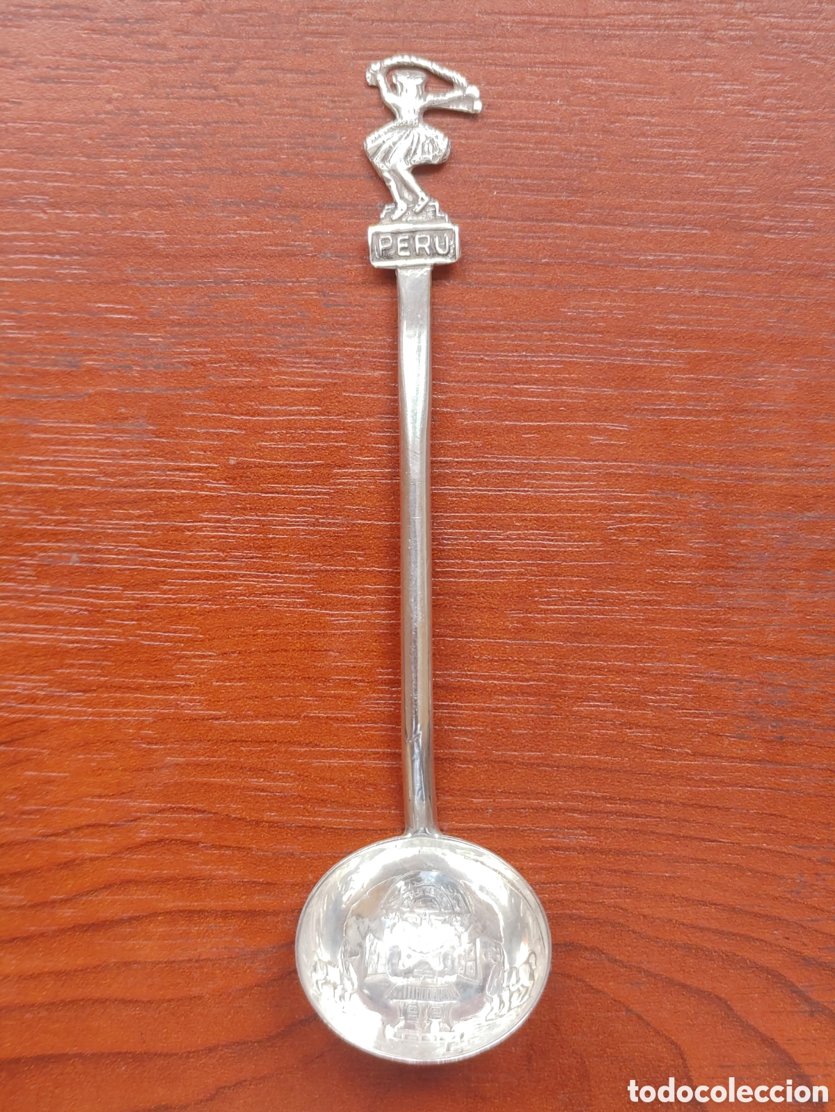 Antig&uuml;edades: Cuatro cucharillas de plata punzonada. De Peru. - Foto 3