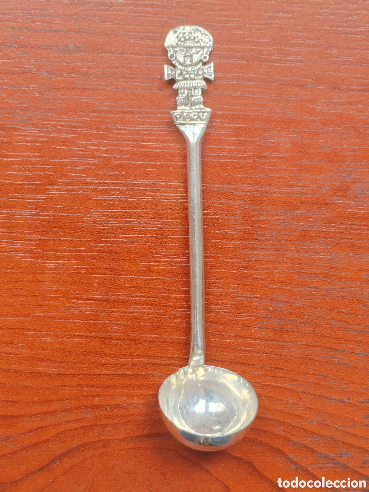 Antig&uuml;edades: Cuatro cucharillas de plata punzonada. De Peru. - Foto 6