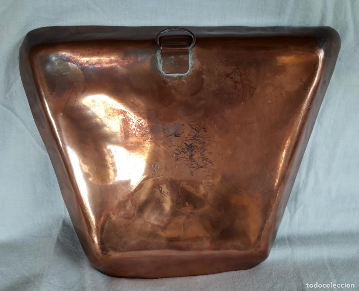 Antig&uuml;edades: Bandeja de cobre esmaltado - Foto 2