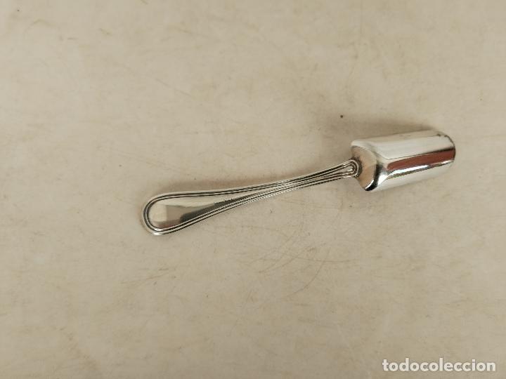 Antig&uuml;edades: cuchara para azucar en plata de ley argento1000 - Foto 3