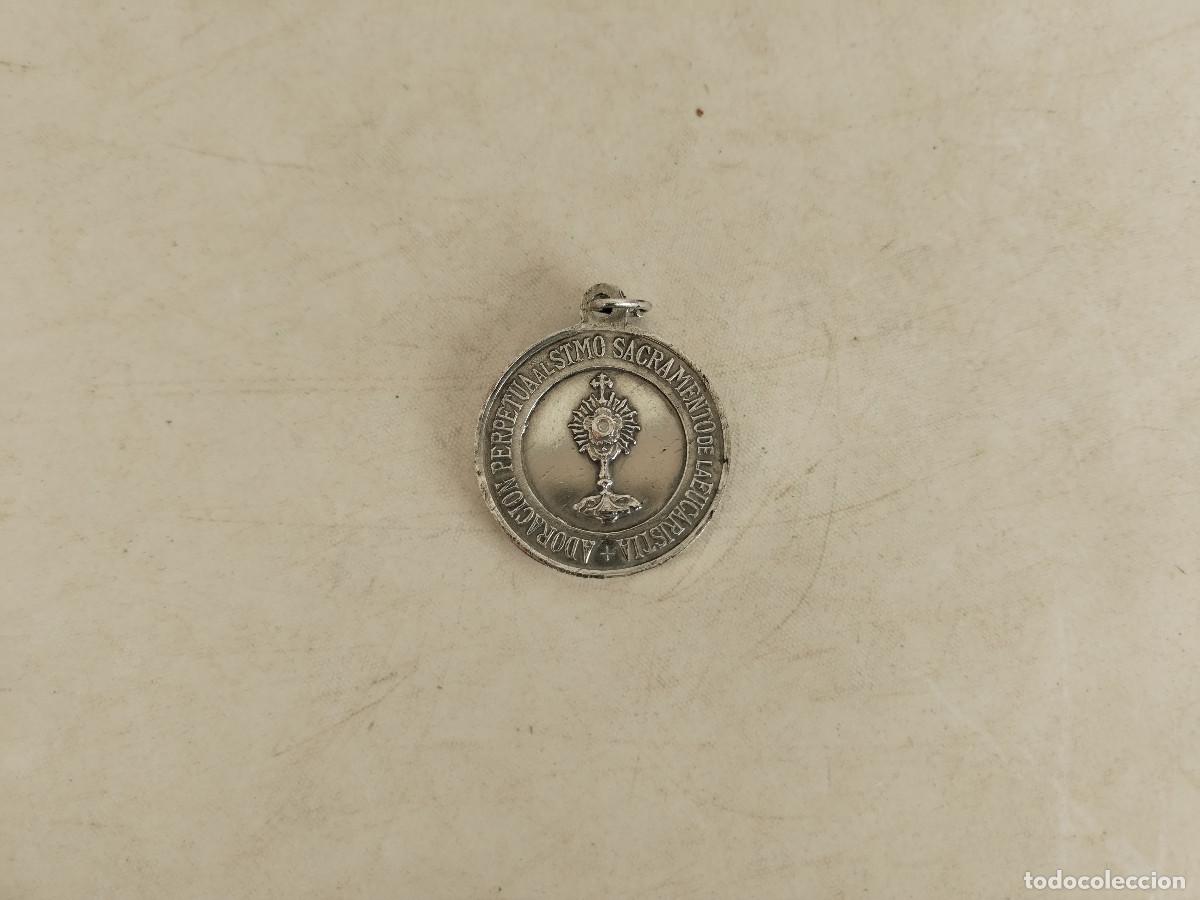Antig&uuml;edades: medalla stmo. sacramento de la eucaristia, plata - Foto 1