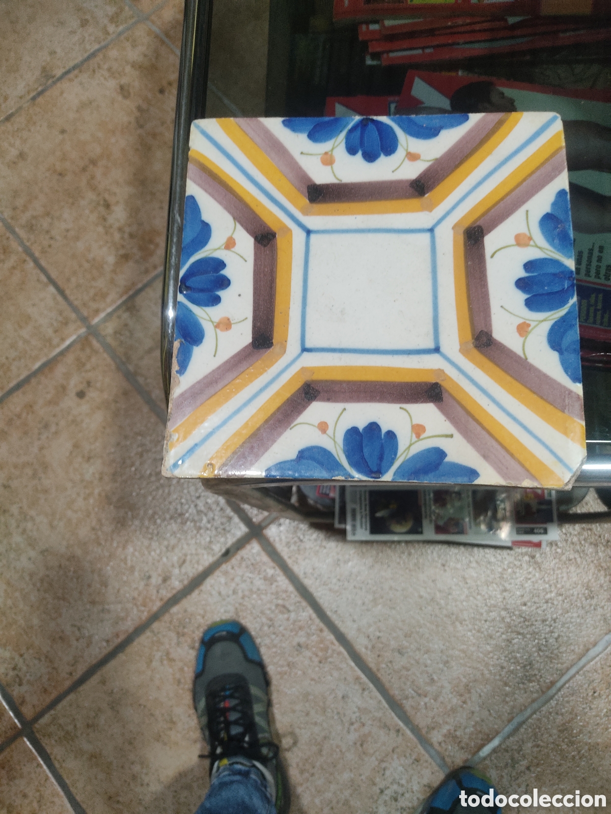Antig&uuml;edades: Antiguo azulejo. - Foto 1