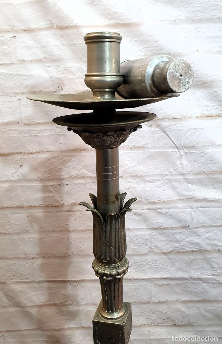 Antig&uuml;edades: HACHERO DE BRONCE DE 160 CM S.XVIII - Foto 7