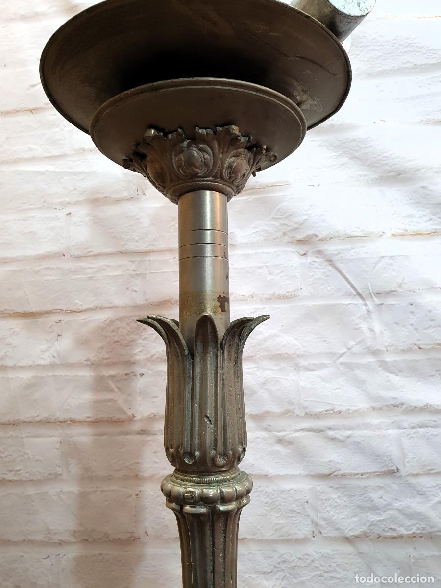 Antig&uuml;edades: HACHERO DE BRONCE DE 160 CM S.XVIII - Foto 8