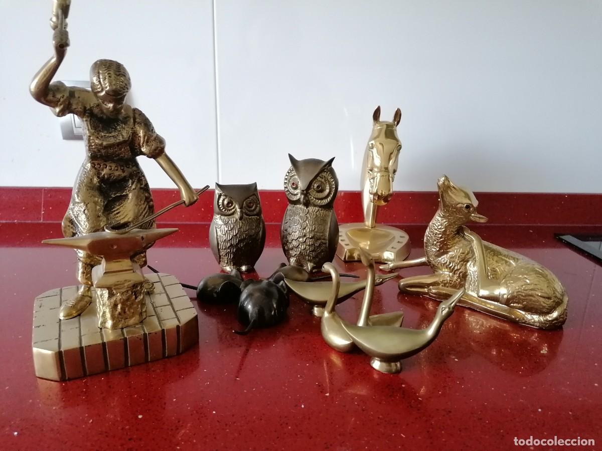 Antig&uuml;edades: Figuras de bronce lote - Foto 1