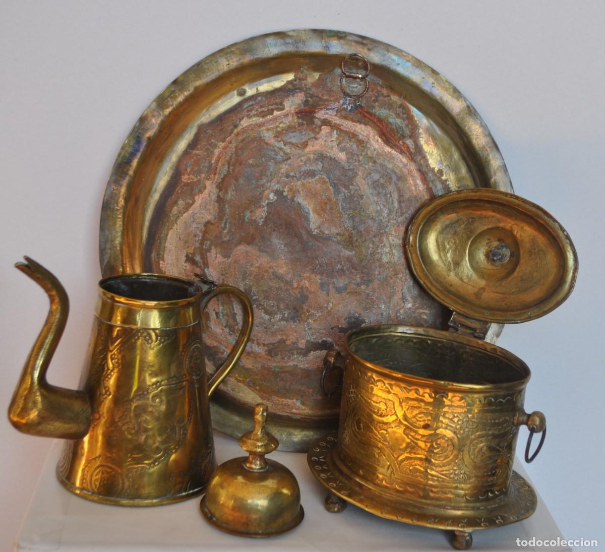 Antig&uuml;edades: TETERA-AZUCARERO y BANDEJA. - Foto 3