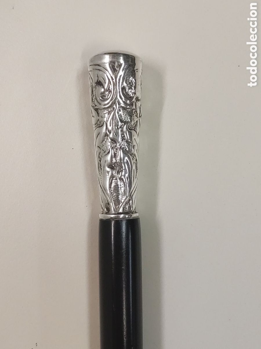 Antig&uuml;edades: Bast&oacute;n Milord Plata - Foto 3