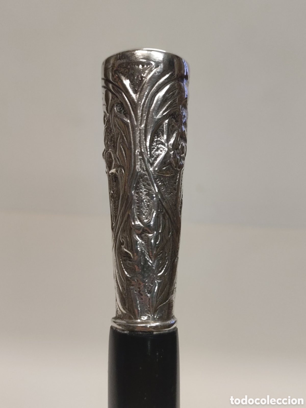 Antig&uuml;edades: Bast&oacute;n Milord Plata - Foto 1