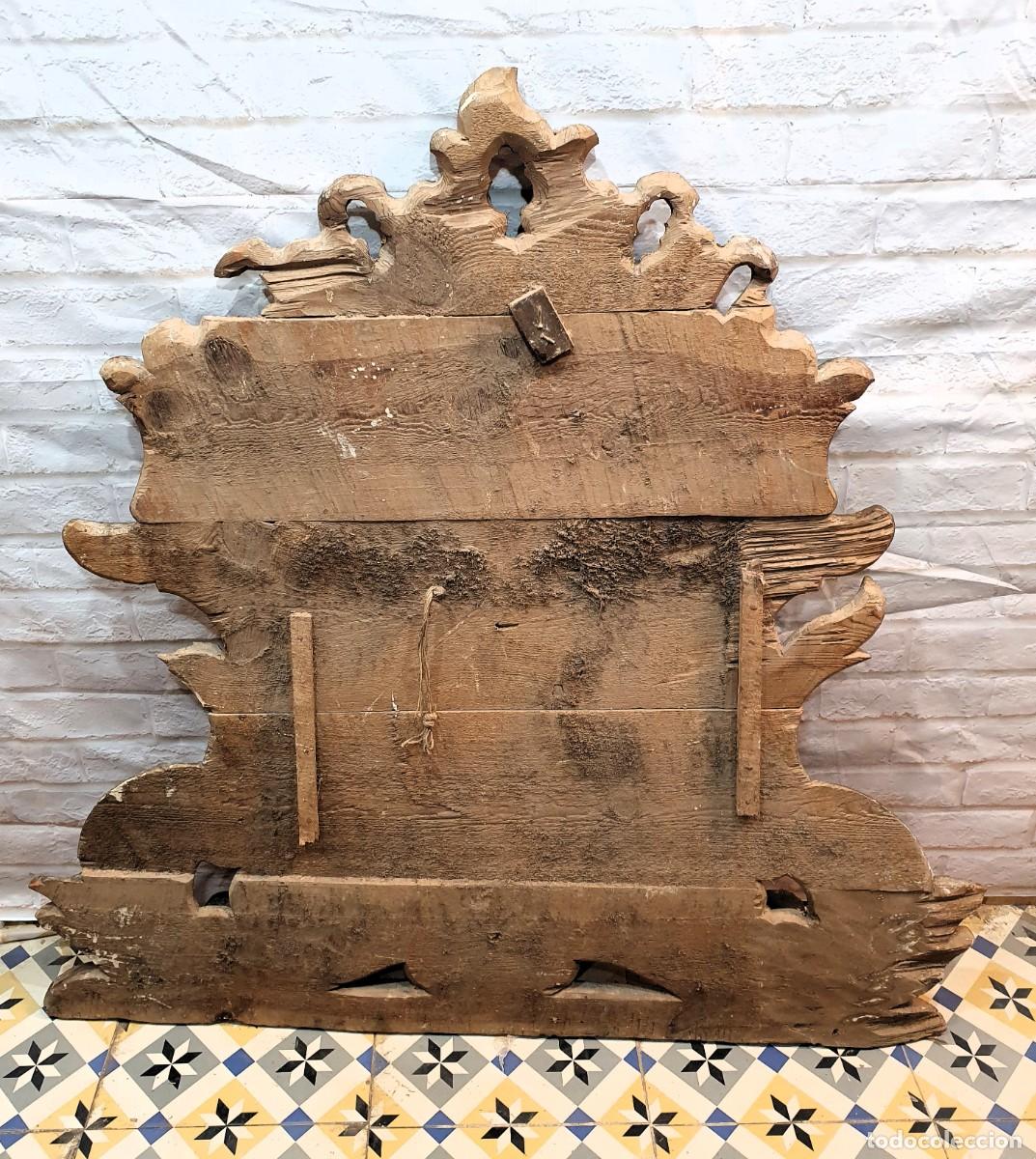 Antig&uuml;edades: RETABLO DE PARED BARROCO S.XVIII - Foto 3