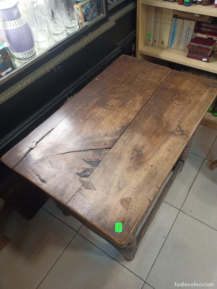 Antig&uuml;edades: MESA ESPA&Ntilde;OLA ZAPATERA REF-4321 - Foto 2