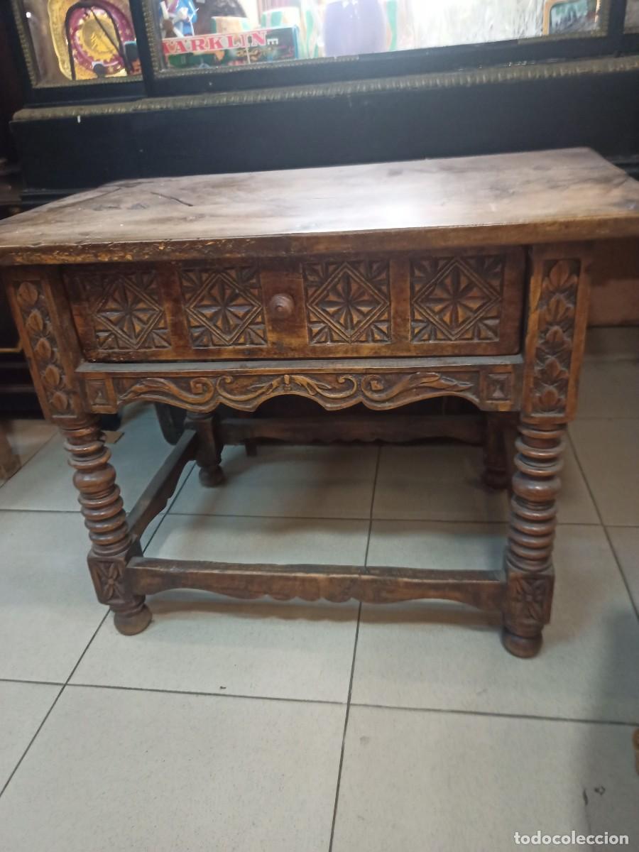 Antig&uuml;edades: MESA ESPA&Ntilde;OLA ZAPATERA REF-4321 - Foto 3