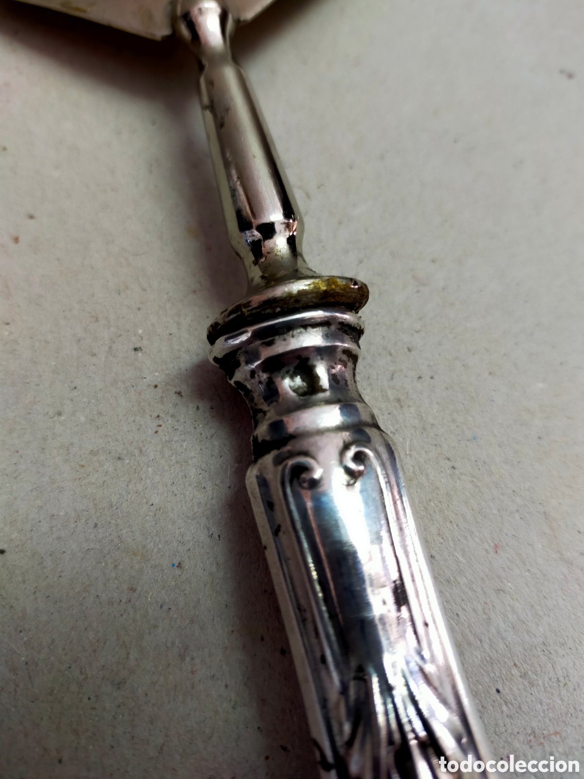 Antig&uuml;edades: PALA CUBIERTO DE SERVIR EN PLATA. - Foto 9