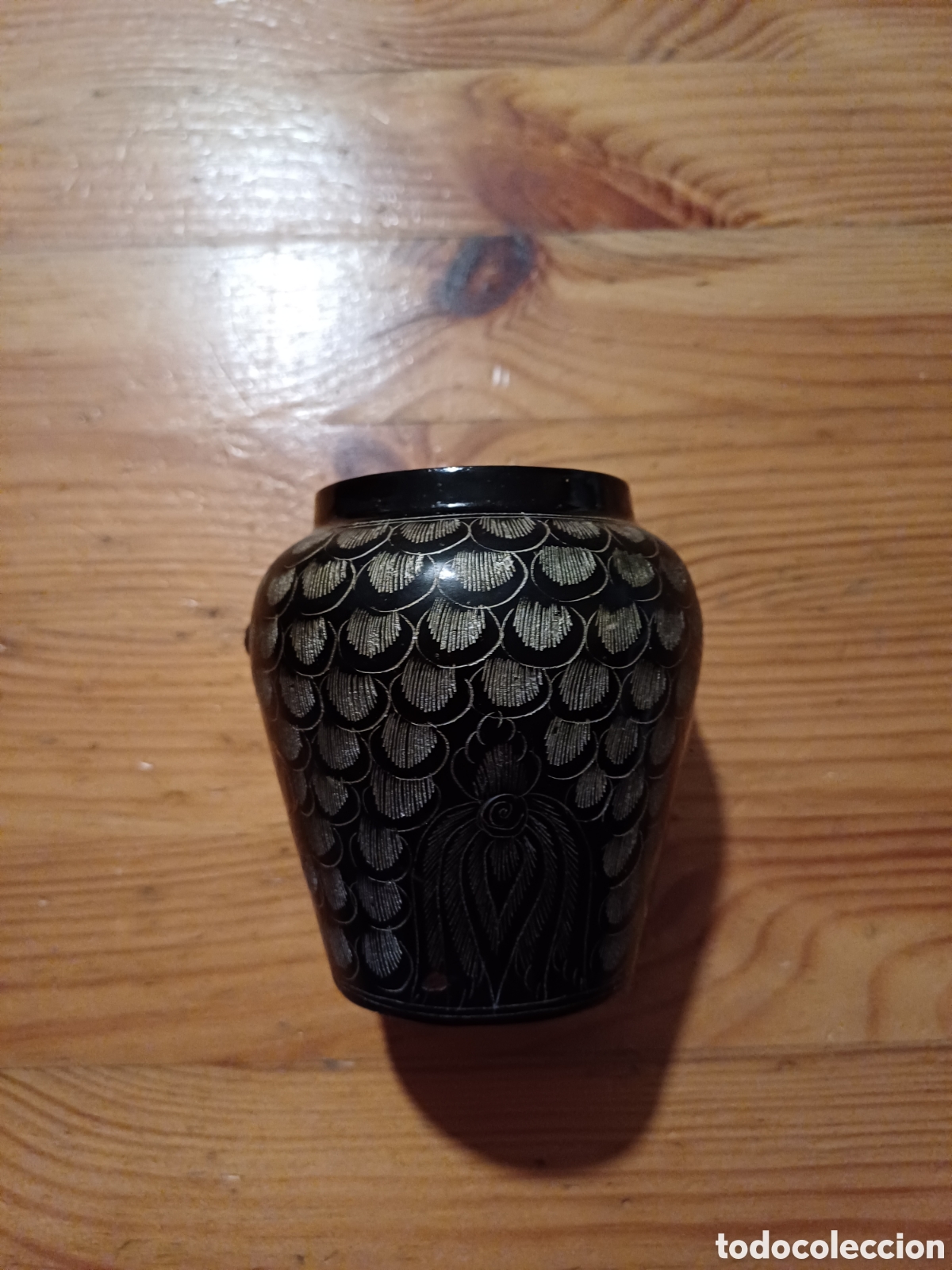 Antig&uuml;edades: Peque&ntilde;o jarron Tailandia - arte artesania asiatica 8cm alto