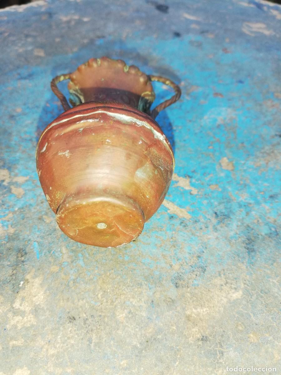 Antig&uuml;edades: jarroncito de cobre - Foto 3