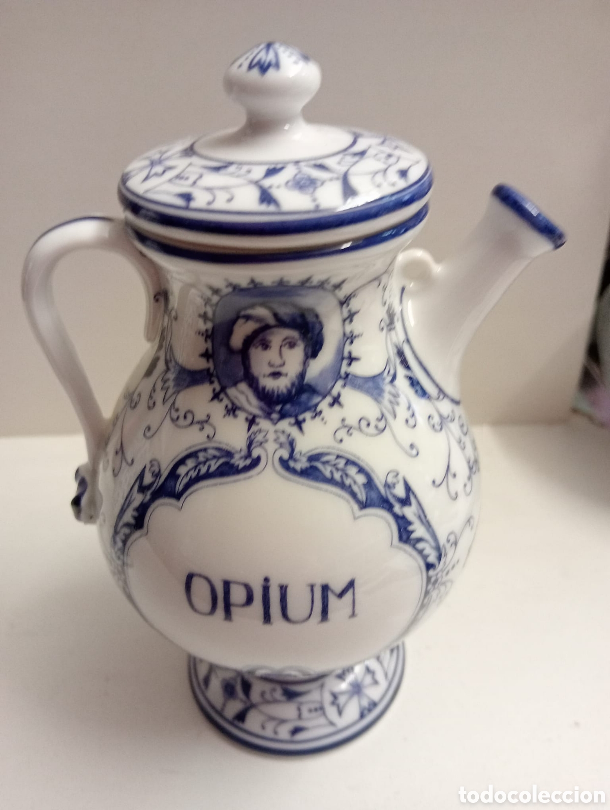 Antig&uuml;edades: 3 Botes porcelana neoclasica - Foto 3