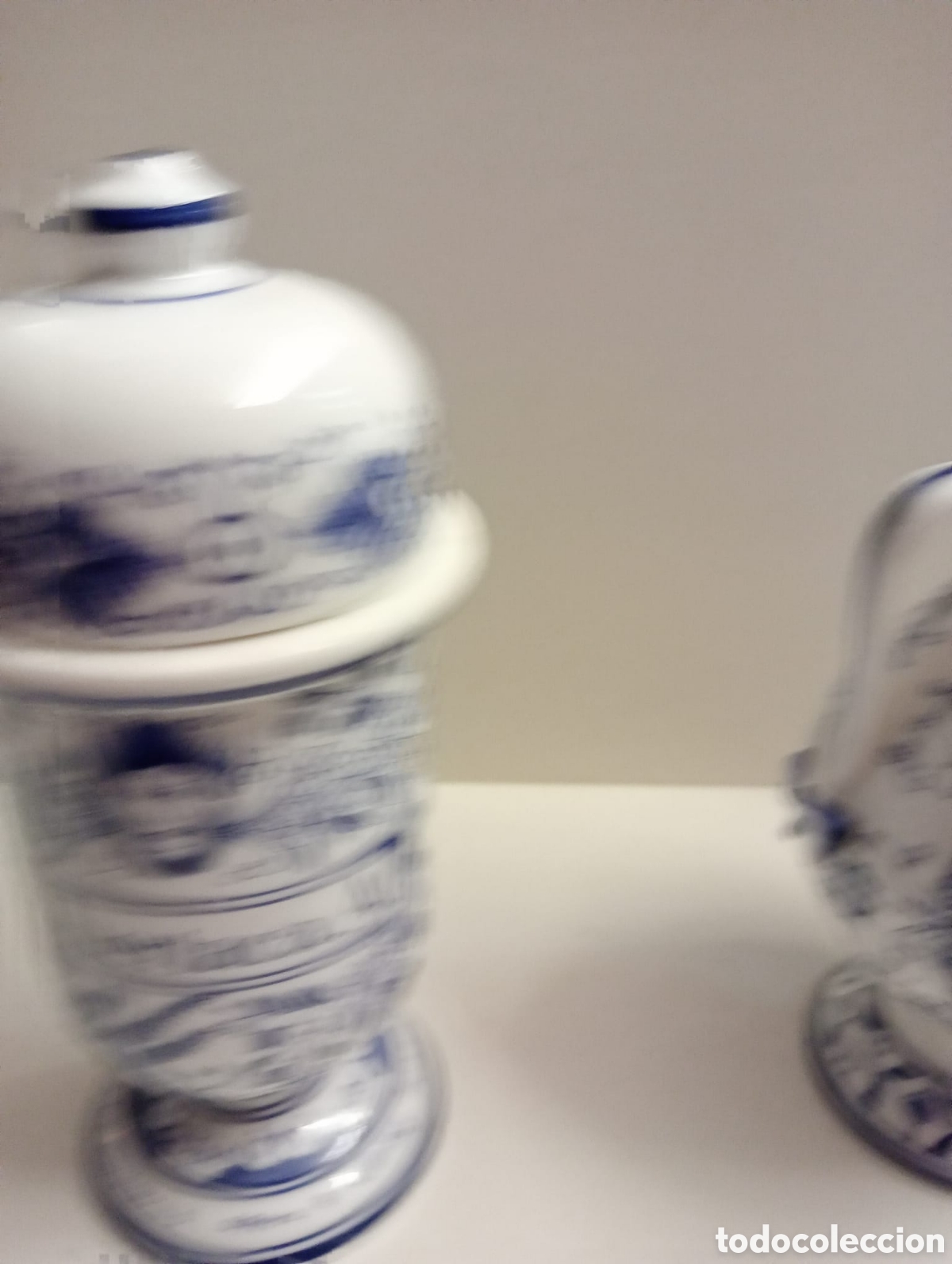 Antig&uuml;edades: 3 Botes porcelana neoclasica - Foto 5