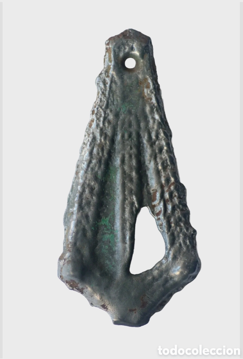 Antig&uuml;edades: RARO AMULETO MEDIEVAL VIKINGO &rdquo;PATA DE PATO&rdquo;