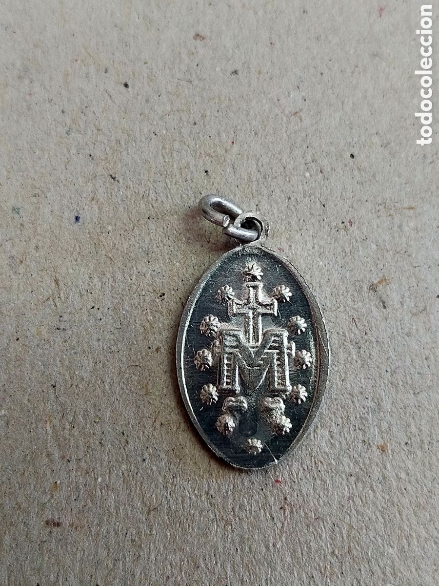 Antig&uuml;edades: MEDALLA VIRGEN MILAGROSA. - Foto 2