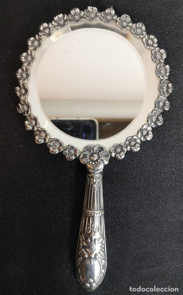 Antig&uuml;edades: Antiguo Juego Tocador de Plata - Foto 2