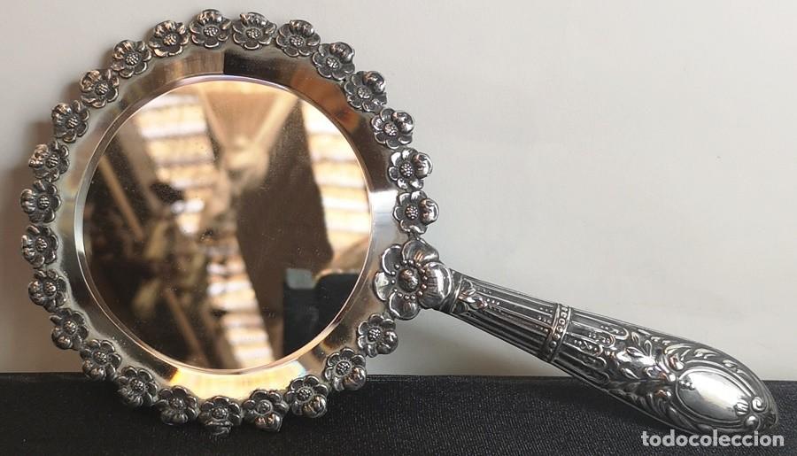Antig&uuml;edades: Antiguo Juego Tocador de Plata - Foto 4