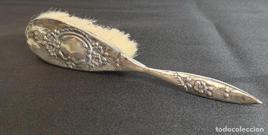 Antig&uuml;edades: Antiguo Juego Tocador de Plata - Foto 11
