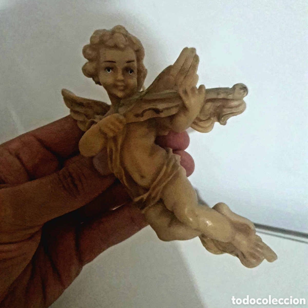 Antig&uuml;edades: Figura Angel querubin - Foto 1