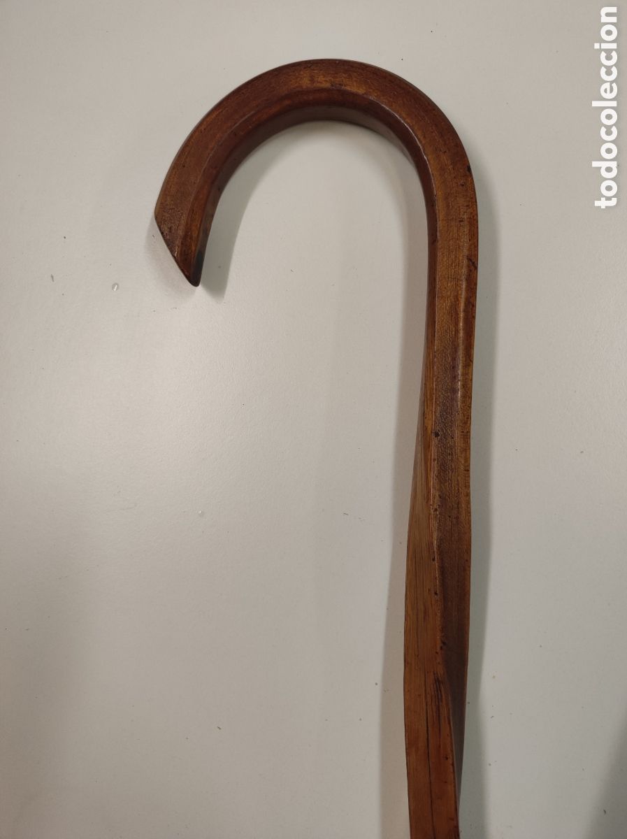 Antig&uuml;edades: Bast&oacute;n antiguo madera retorcida - Foto 6
