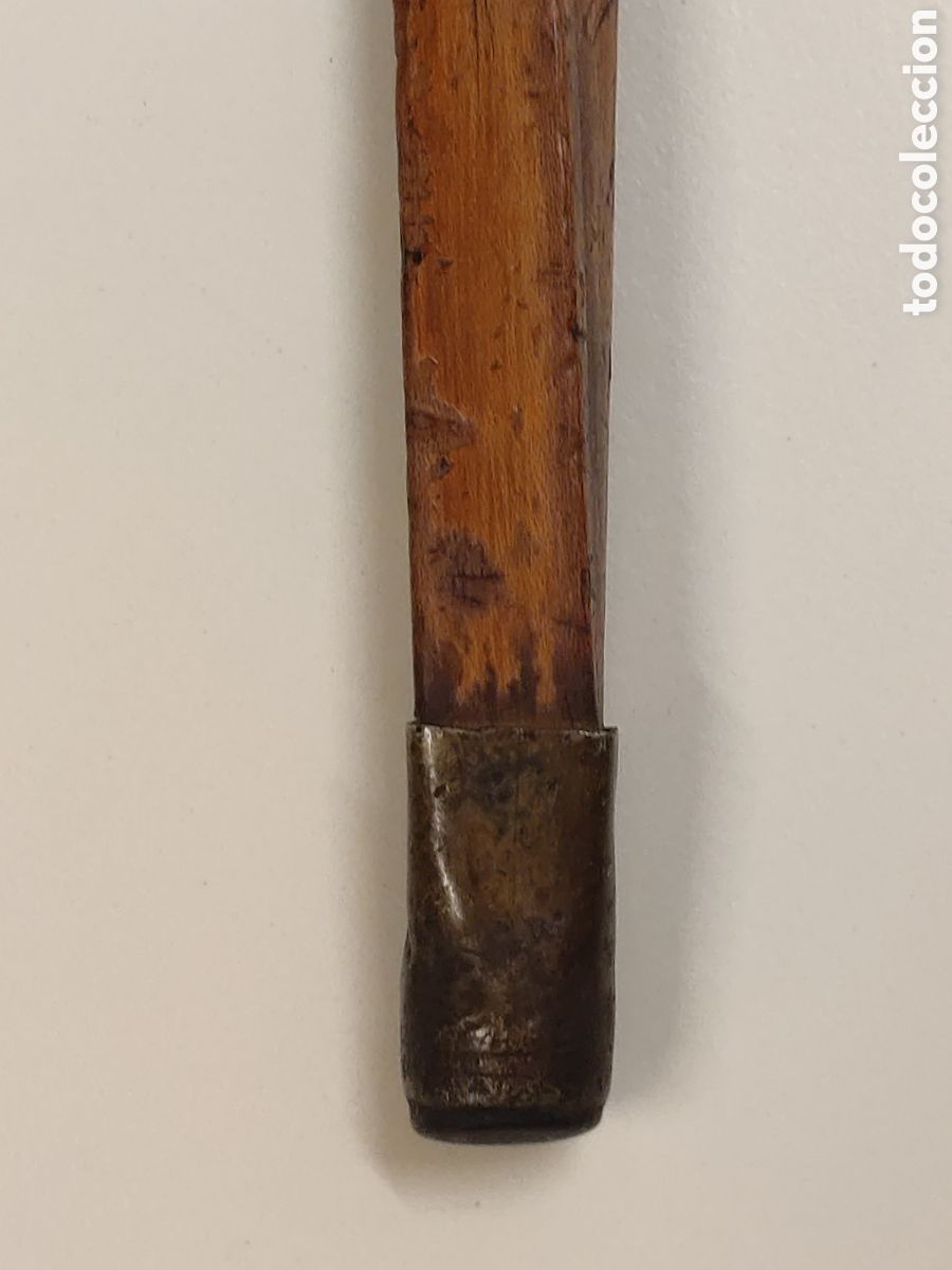 Antig&uuml;edades: Bast&oacute;n antiguo madera retorcida - Foto 8