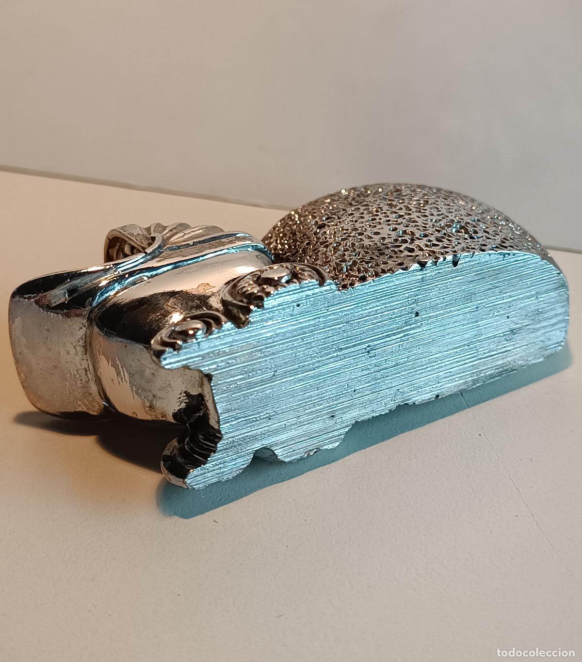 Antig&uuml;edades: Objeto decorativo unic&oacute;, laminado en plata - Foto 5