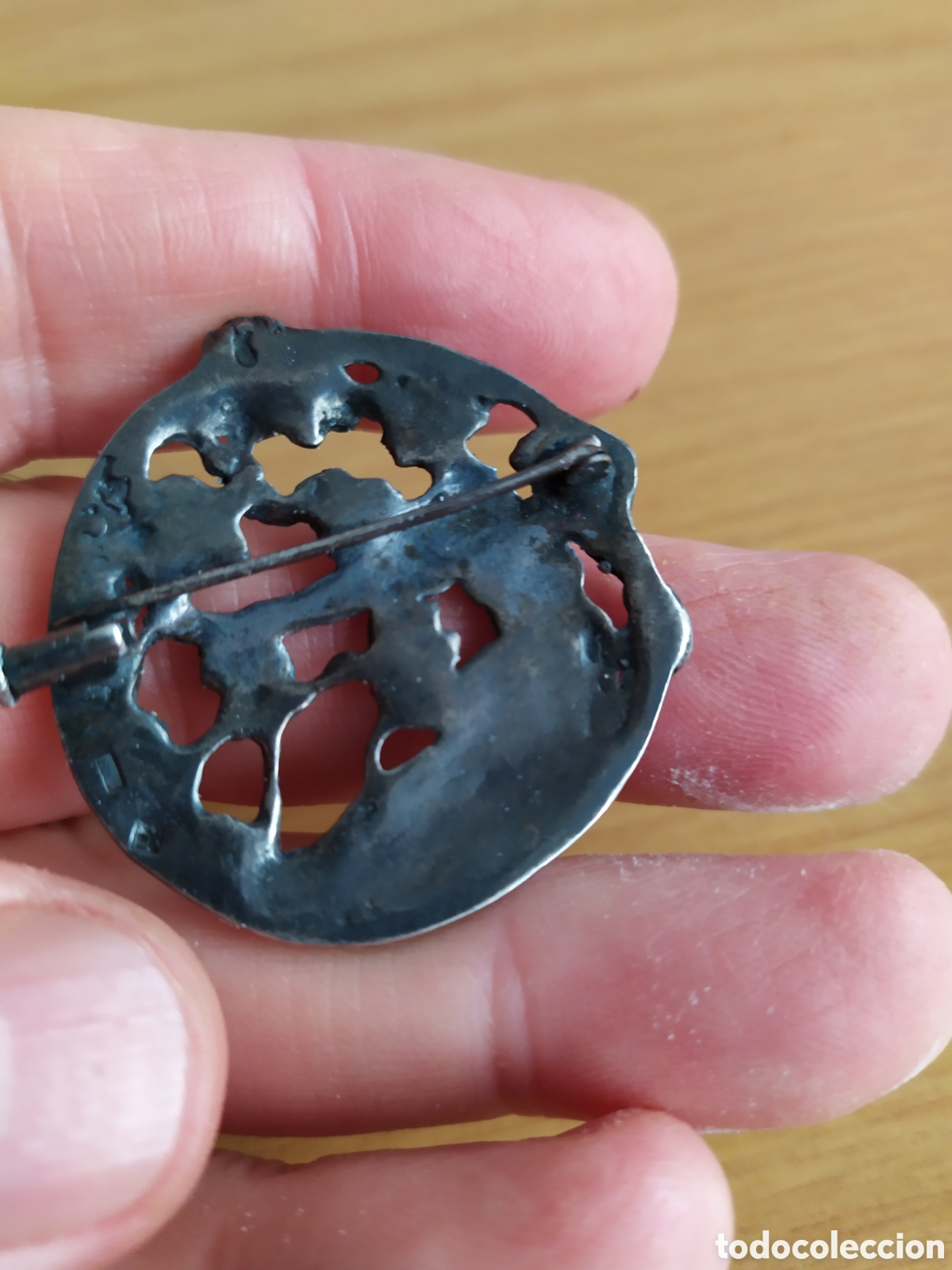 Antig&uuml;edades: Antiguo broche art dec&oacute;, de plata - Foto 2