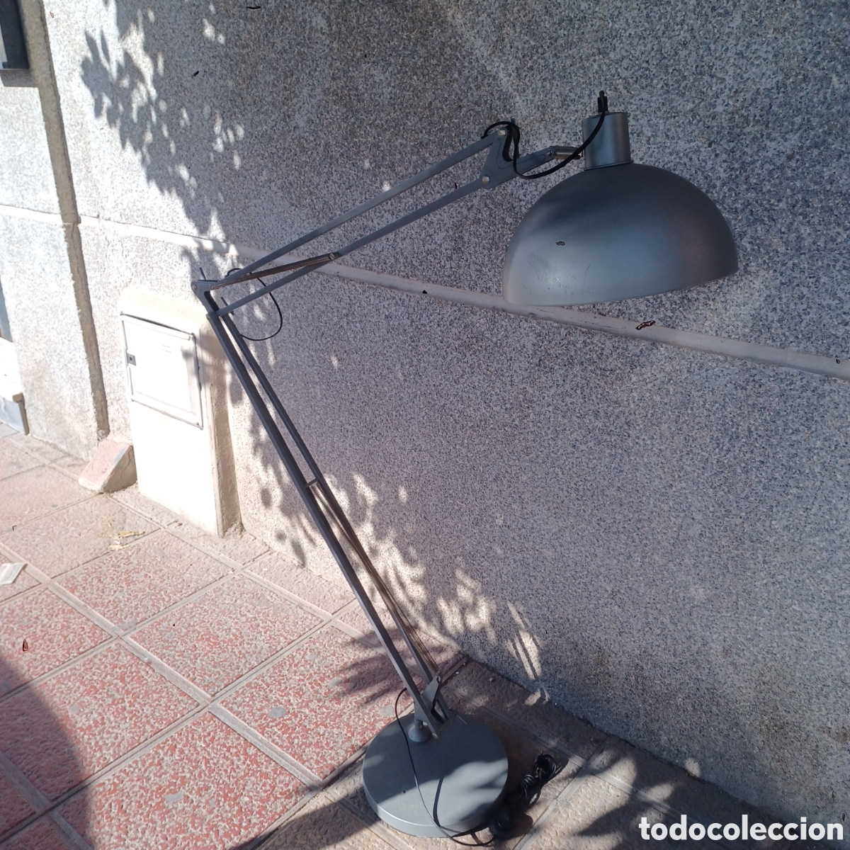 Antig&uuml;edades: Gran lampara de pie flexo funciona correctamente - Foto 7