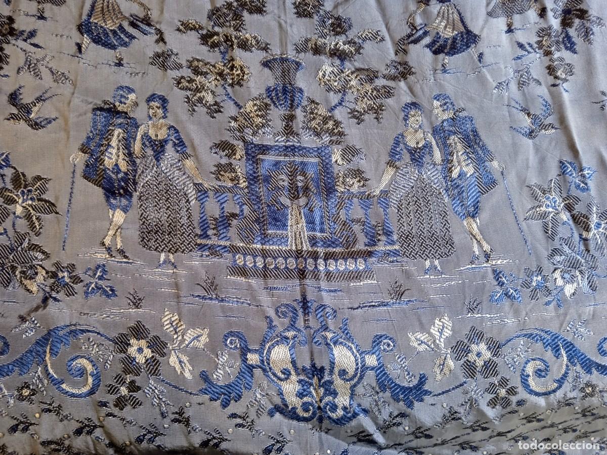 Antig&uuml;edades: Colcha antigua de cama - Foto 3