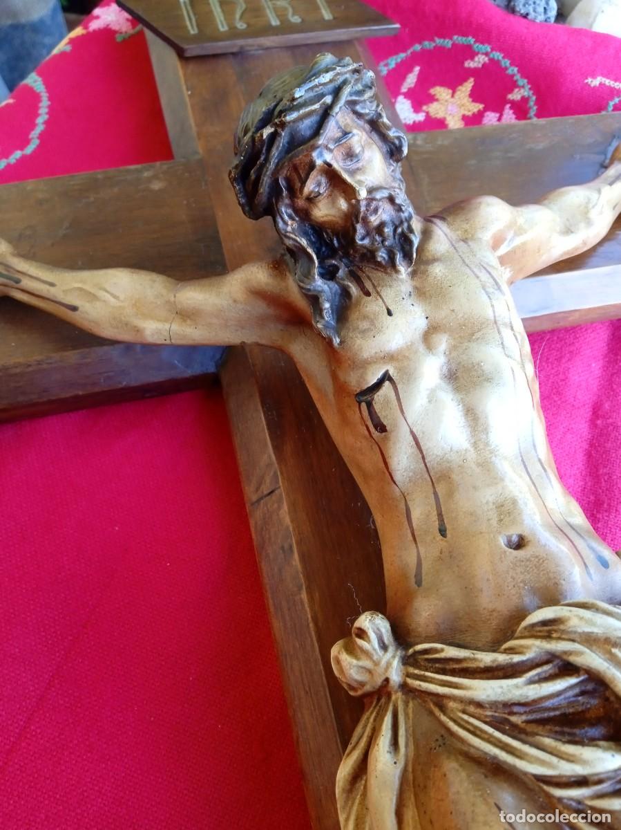 Antig&uuml;edades: Antiguo Crucifijo de Olot - Foto 4