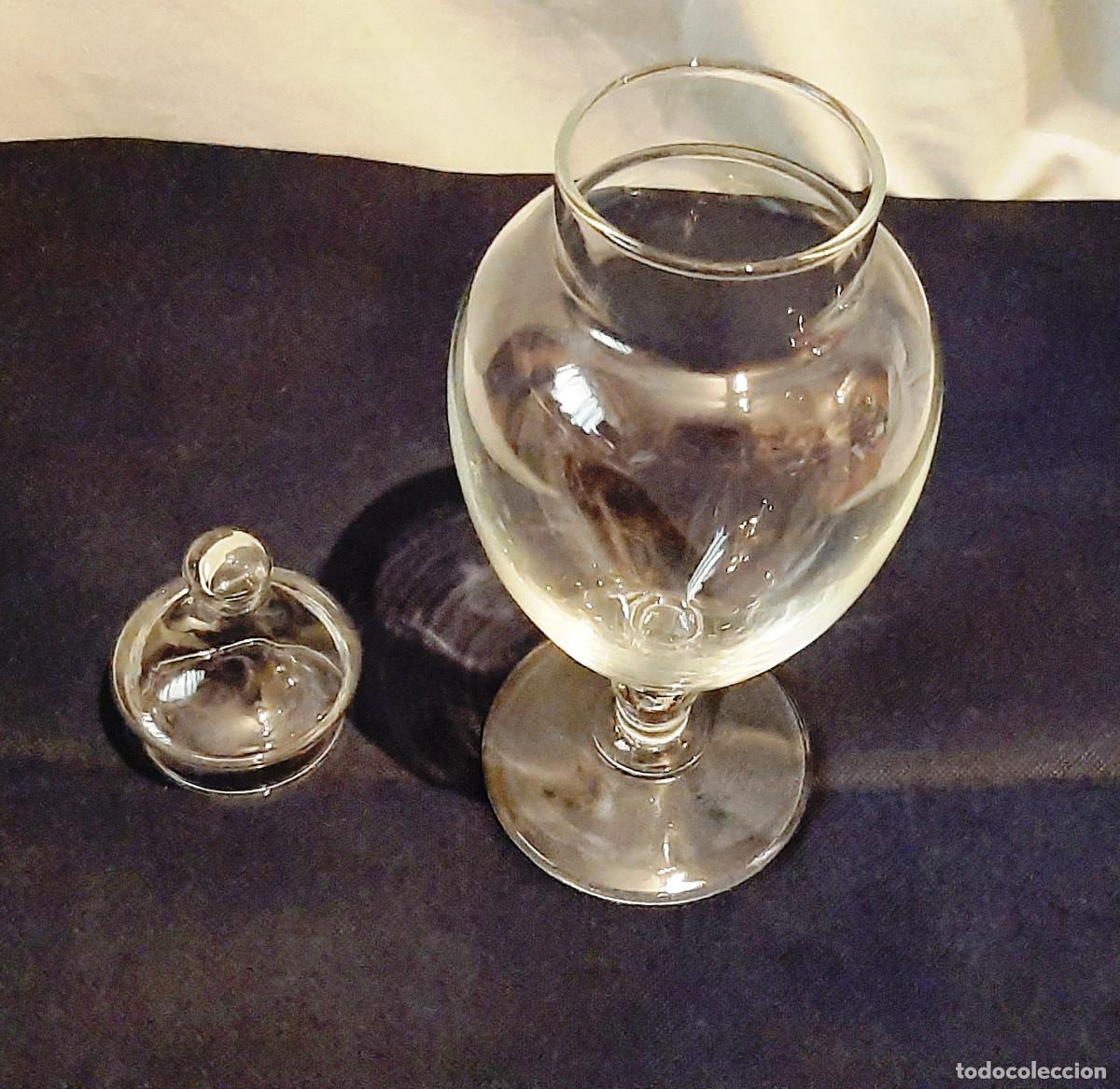 Antig&uuml;edades: Jarr&oacute;n antiguo de cristal soplado - Foto 4