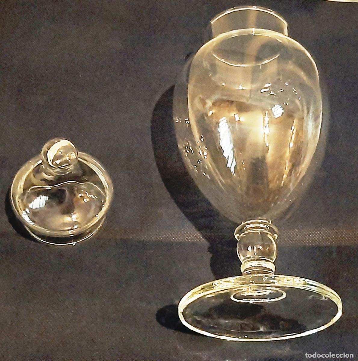 Antig&uuml;edades: Jarr&oacute;n antiguo de cristal soplado - Foto 6