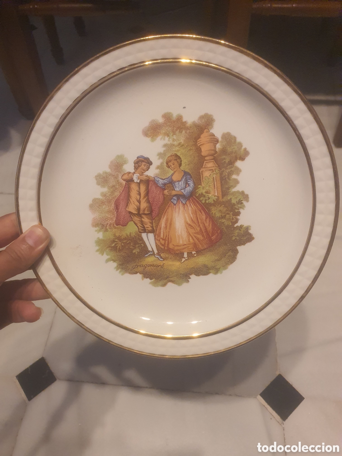 Antig&uuml;edades: Precioso plato goyesco - Foto 1