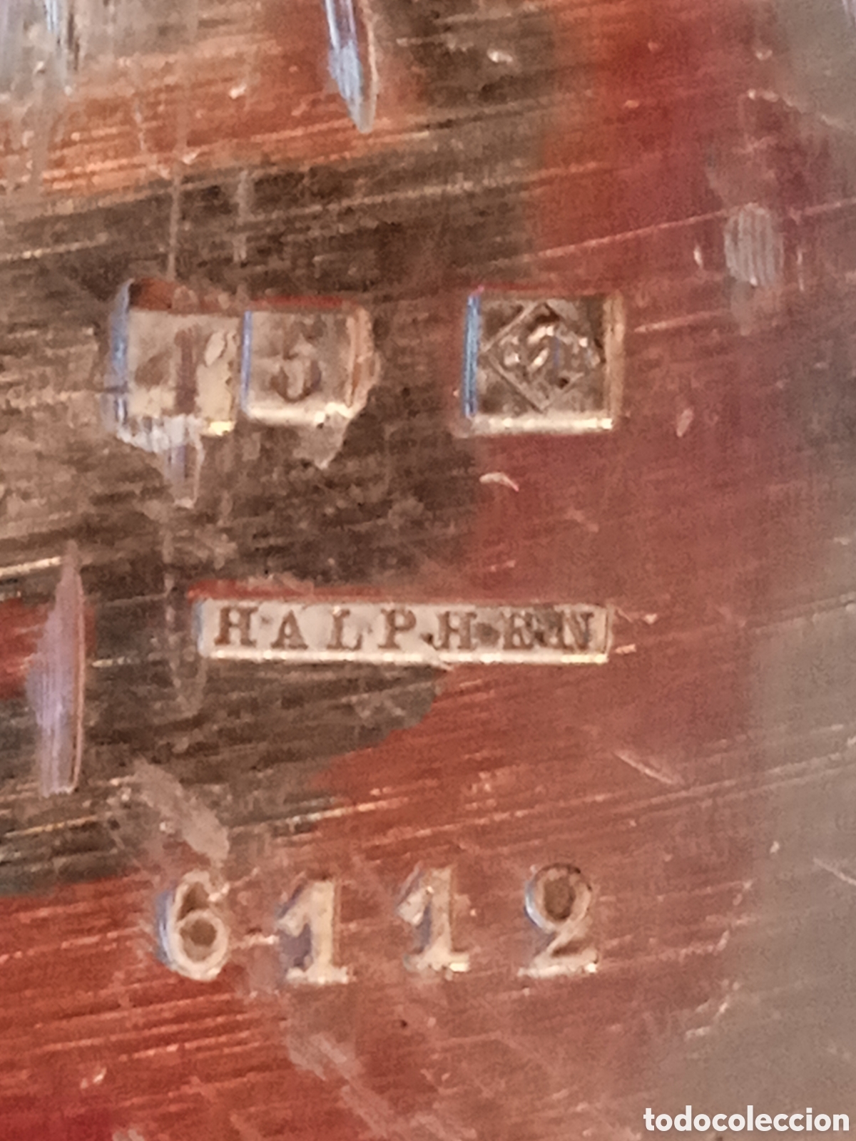 Antig&uuml;edades: Antiguo bote ingl&eacute;s para el t&eacute; chapado en plata - Foto 2