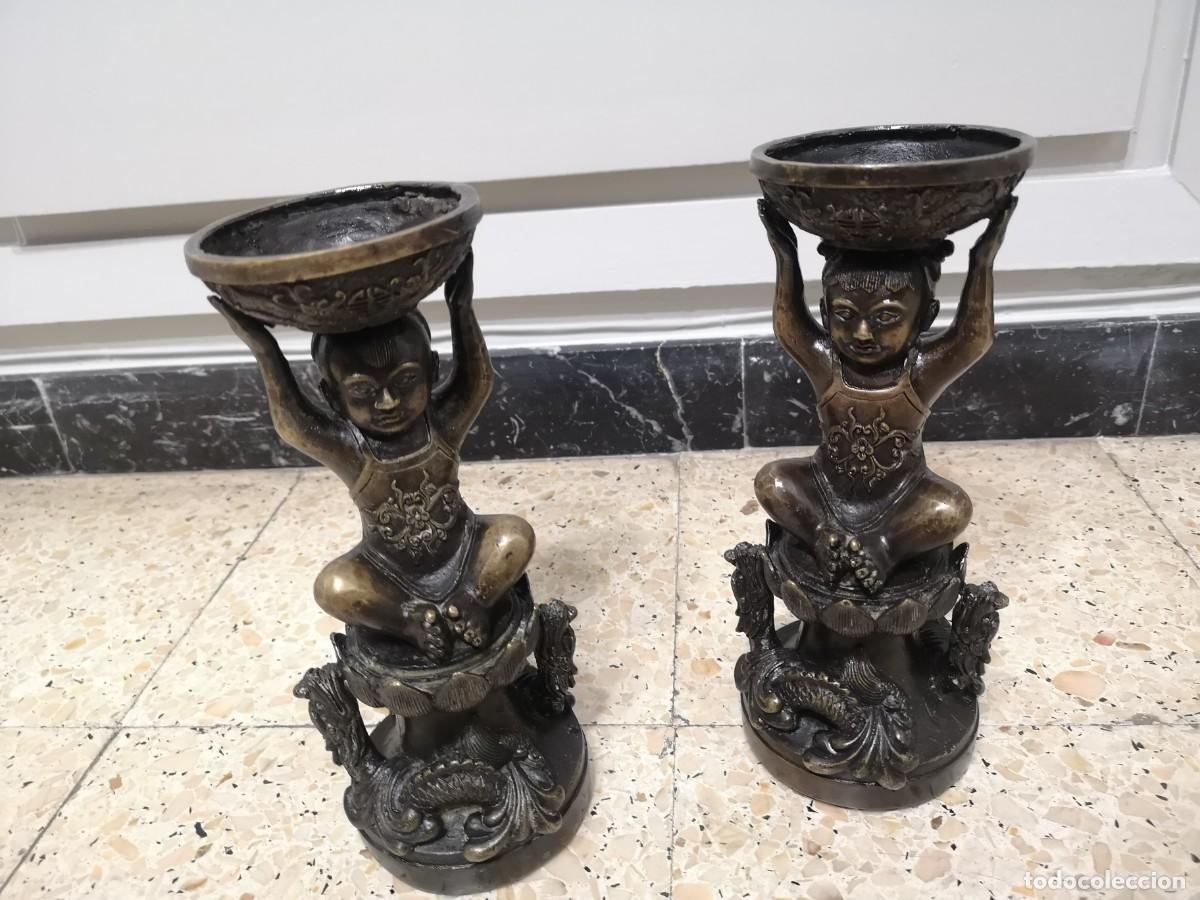 Antig&uuml;edades: L&aacute;mparas de aceite chinas, S. XIX - Foto 2