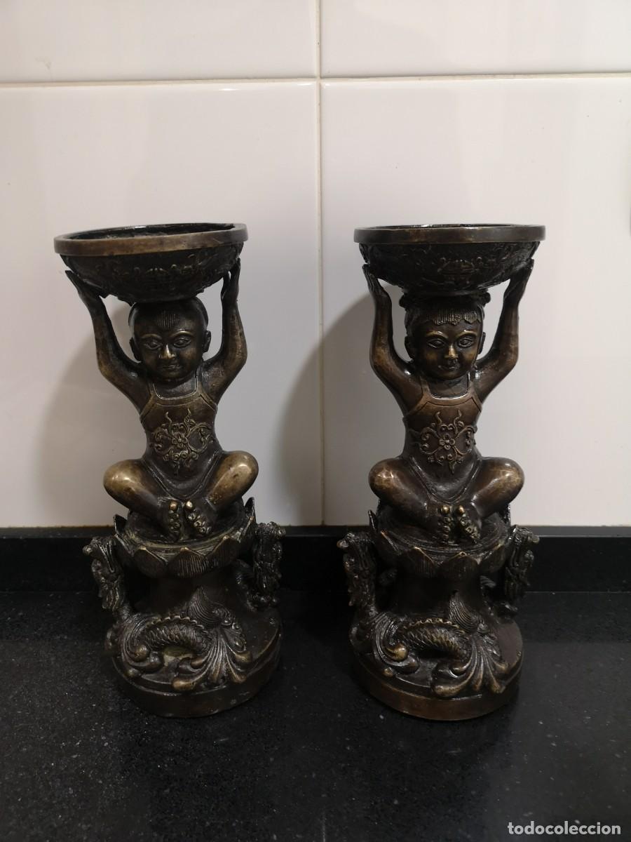 Antig&uuml;edades: L&aacute;mparas de aceite chinas, S. XIX - Foto 6